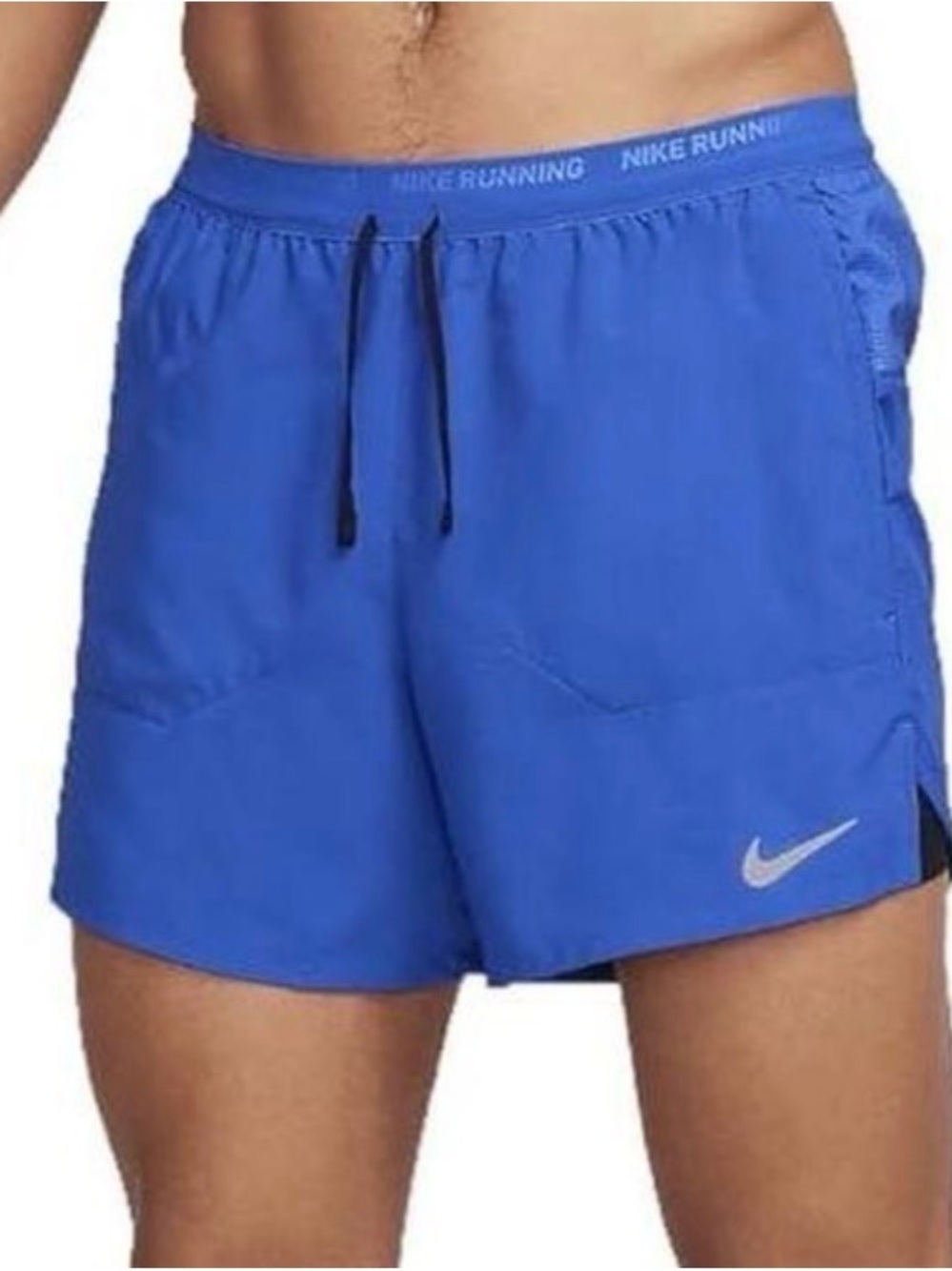 Nike Men's Dri-FIT Stride 5" Brief-Lined Running Shorts Blue. Sz XL NWT